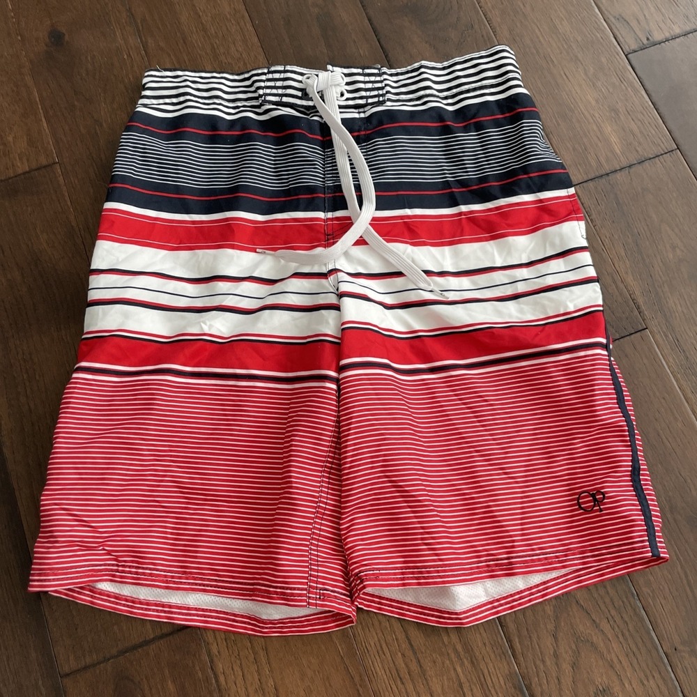 OP Men's Swim Trunks‎ With Mesh Lining Bathing Suit Size Medium (32-34)